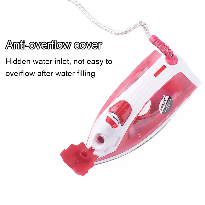 JIQI Handheld Garment Steamer Electric Steam Iron Soleplate Wet&Dry Laundry Ironing Machine Mini Travel Clothes Wrinkle Removal