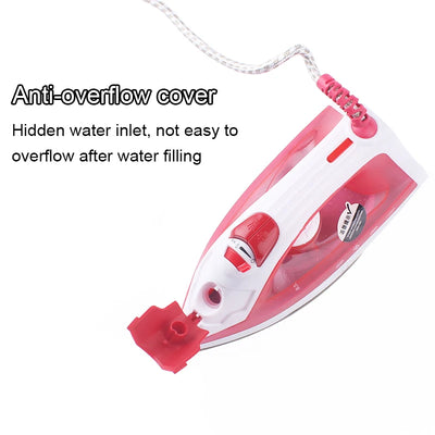 JIQI Handheld Garment Steamer Electric Steam Iron Soleplate Wet&Dry Laundry Ironing Machine Mini Travel Clothes Wrinkle Removal