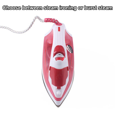 JIQI Handheld Garment Steamer Electric Steam Iron Soleplate Wet&Dry Laundry Ironing Machine Mini Travel Clothes Wrinkle Removal