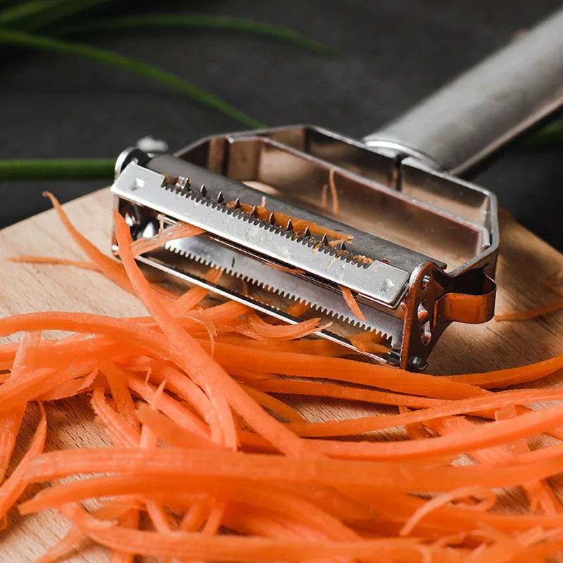 Stainless Steel Multi-function Vegetable Peeler Cucumber Carrot Fruit Cutter Julienne Peeler Potato Carrot Grater Kitchen Set