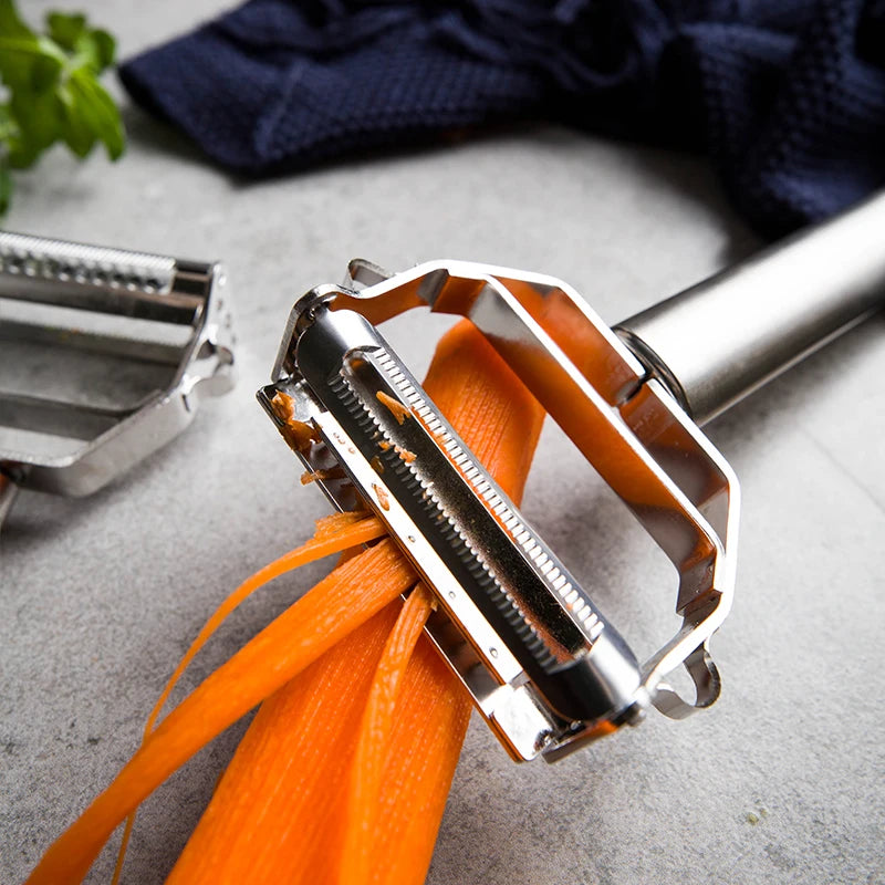 Stainless Steel Multi-function Vegetable Peeler Cucumber Carrot Fruit Cutter Julienne Peeler Potato Carrot Grater Kitchen Set