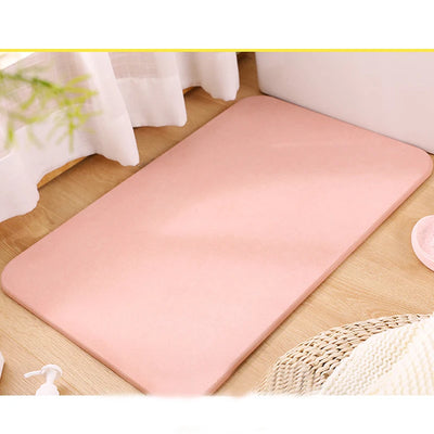 Absorbent Bathroom Door Diatomite Non-Slip Foot Mat Quick-Dry Diatomite Mat Water-Absorbing Diatom Mud Mats Bathroom Accessories