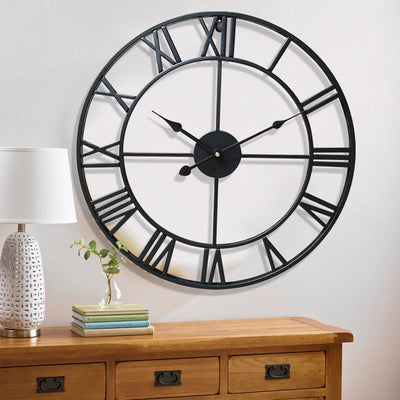 Retro Wall Clock for Bedroom Decoration, Living Room, Home, Modern, Minimalist, Light, Luxury, Creative, 50cm