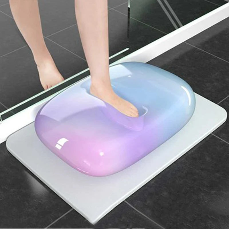 Absorbent Bathroom Door Diatomite Non-Slip Foot Mat Quick-Dry Diatomite Mat Water-Absorbing Diatom Mud Mats Bathroom Accessories