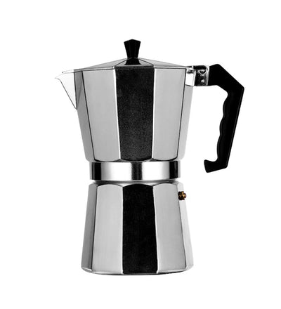 Coffee Maker Aluminum Espresso Percolator Pot Coffee Maker Moka Pots 1cup/3cup/6cup/9cup/12cup Stovetop Coffee Maker