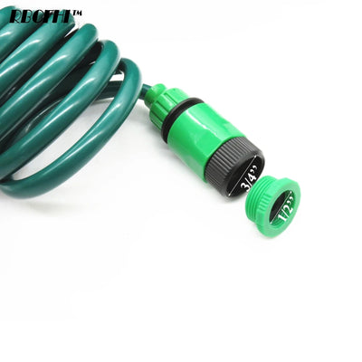 7.5/30M Expandable Coil Hose Cleaning Water Gun Retractable Hose Connector Garden Wash Sprayer Sprinkle Watering Irrigation Tool