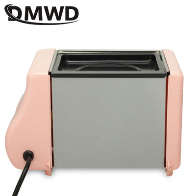 110V/220V Mini Electric Oven Roast Grill Toaster Cake Bread Maker Steak Fried Eggs Omelette Frying Pan Timer Breakfast Machine