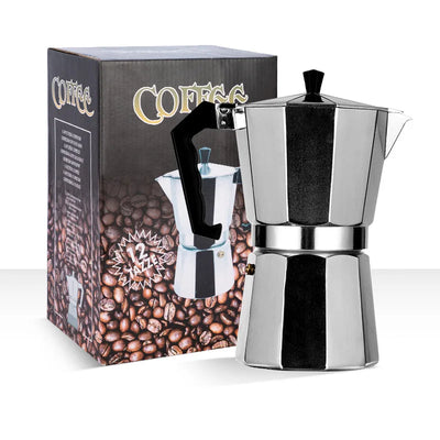 Alloy Coffee Maker Moka Pot 50ml 100ml 150ml 300ml 450ml 600ml Espresso Percolator Pot Mocha Coffee Pot