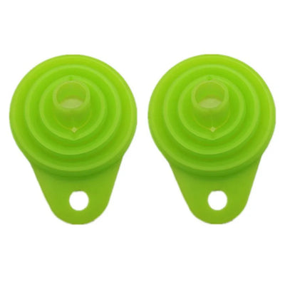 1PC/2pc Mini Foldable Funnel Silicone Collapsible Funnel Folding Portable Funnels Be Hung Household Liquid Dispensing Telescopic