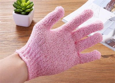 1PCS Bath Scrub Glove Exfoliating Body Facial Tan Massage Glove Exfoliator Glove Random Color Bath Shower Wash Hot