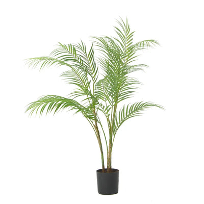 125cm 2pcs Large Artificial Plants Tropical Palm Tree Plastic Plant Leaves Fake Palm Potted Cocos Branch for Home Shop Decor