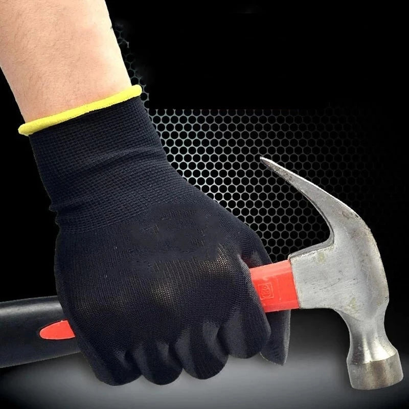 Nitrile Safety Coated Work Gloves, PU Gloves and Palm Coated Mechanical Work Gloves for Construction and Maintenance Vehicles