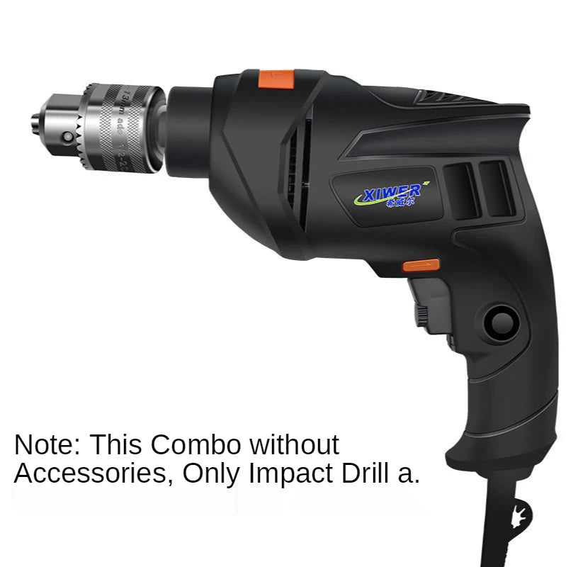 220V Household high power electric hand drill electric hammer electric pick concrete percussion drill