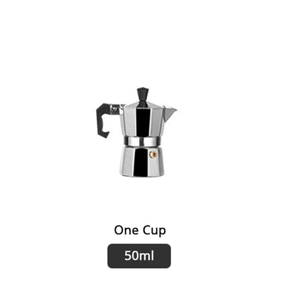 Coffee Maker Aluminum Espresso Percolator Pot Coffee Maker Moka Pots 1cup/3cup/6cup/9cup/12cup Stovetop Coffee Maker