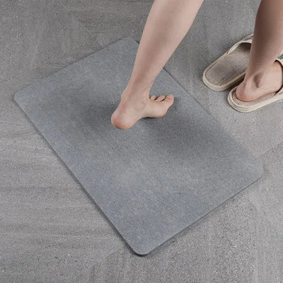 Absorbent Bathroom Door Diatomite Non-Slip Foot Mat Quick-Dry Diatomite Mat Water-Absorbing Diatom Mud Mats Bathroom Accessories