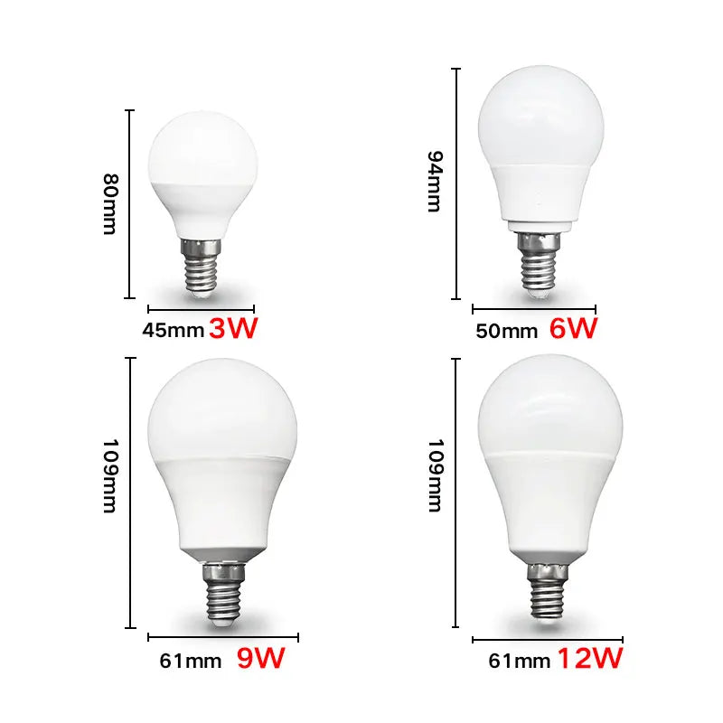 LED E14 LED lamp E27 LED bulb AC220V 230V 240V 20W 18W 15W 12W 9W 6W 3WSmart IC Lampada LED Spotlight Table Lamps light Bombilla