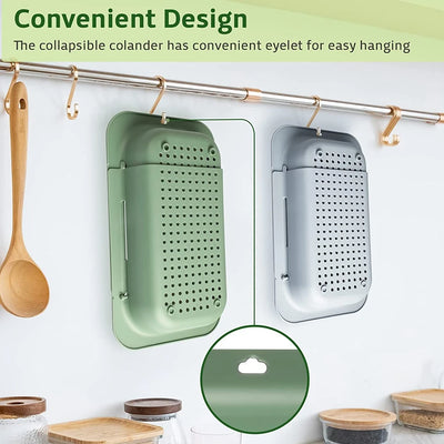 Collapsible Sink Colanders and Strainers Basket Extendable Fruit Vegetable Drainer for Kitchen Food Strainer to Drain Pasta