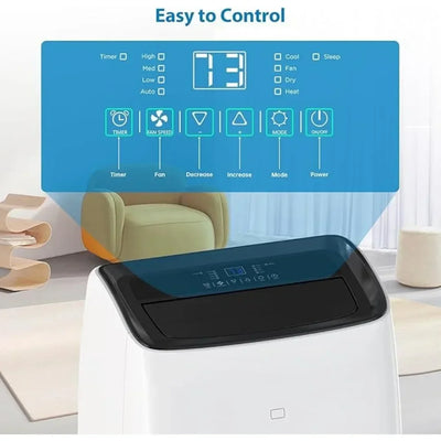 Portable Air Conditioner Smart Inverter AC Units with Remote &  24 Hrs Timer Air Conditioner