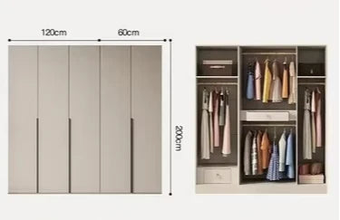 Cosmetics Nordic Wardrobe Modern Luxurious Storage Partitions Wardrobe Clothes Organizer Szafy Do Sypialni Bedroom Furniture