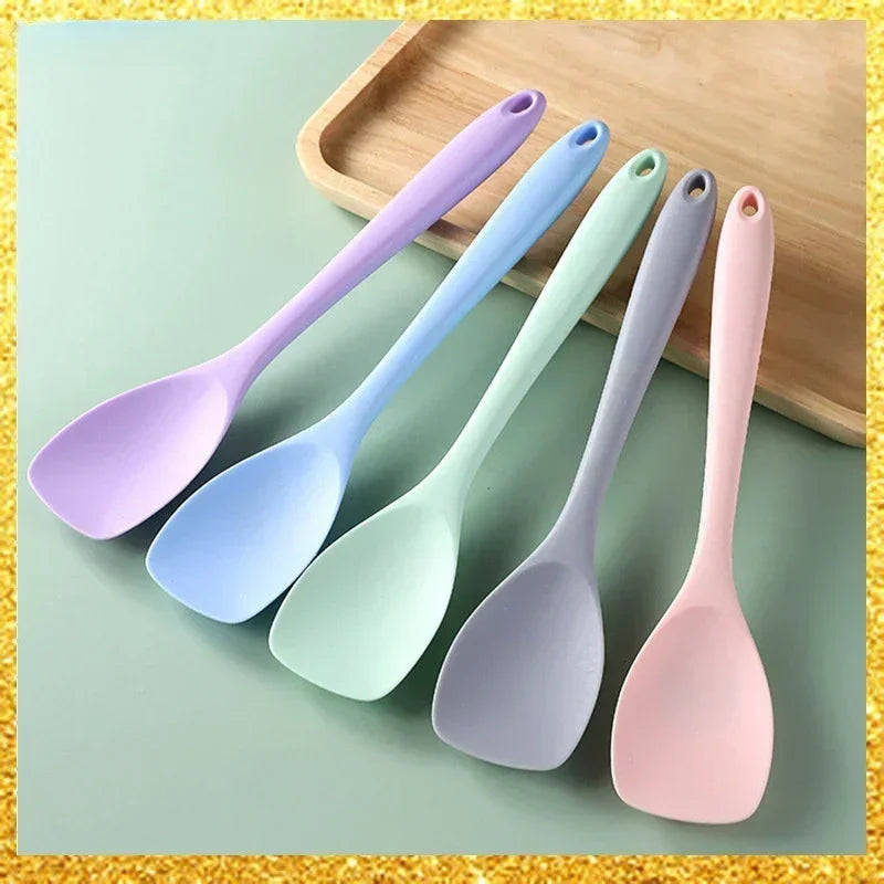 Silicone Duck Tongue Shovel Food Grade Non Stick Butter Cooking Silicone Spatula Salad Mixing Scraper Cake Baking Tool