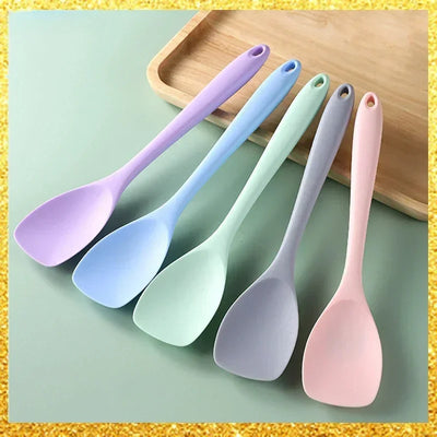 Silicone Duck Tongue Shovel Food Grade Non Stick Butter Cooking Silicone Spatula Salad Mixing Scraper Cake Baking Tool