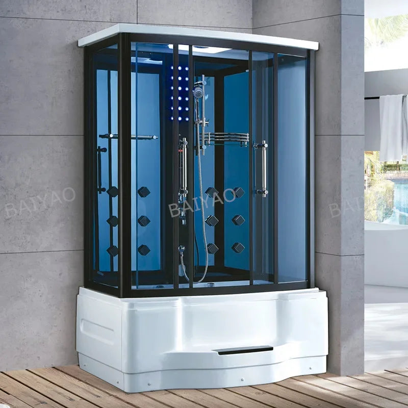 Special Savings Event Best Smart Hydrotherapy Steam Shower Cabin With Full-Body Massage And Ambient Lighting