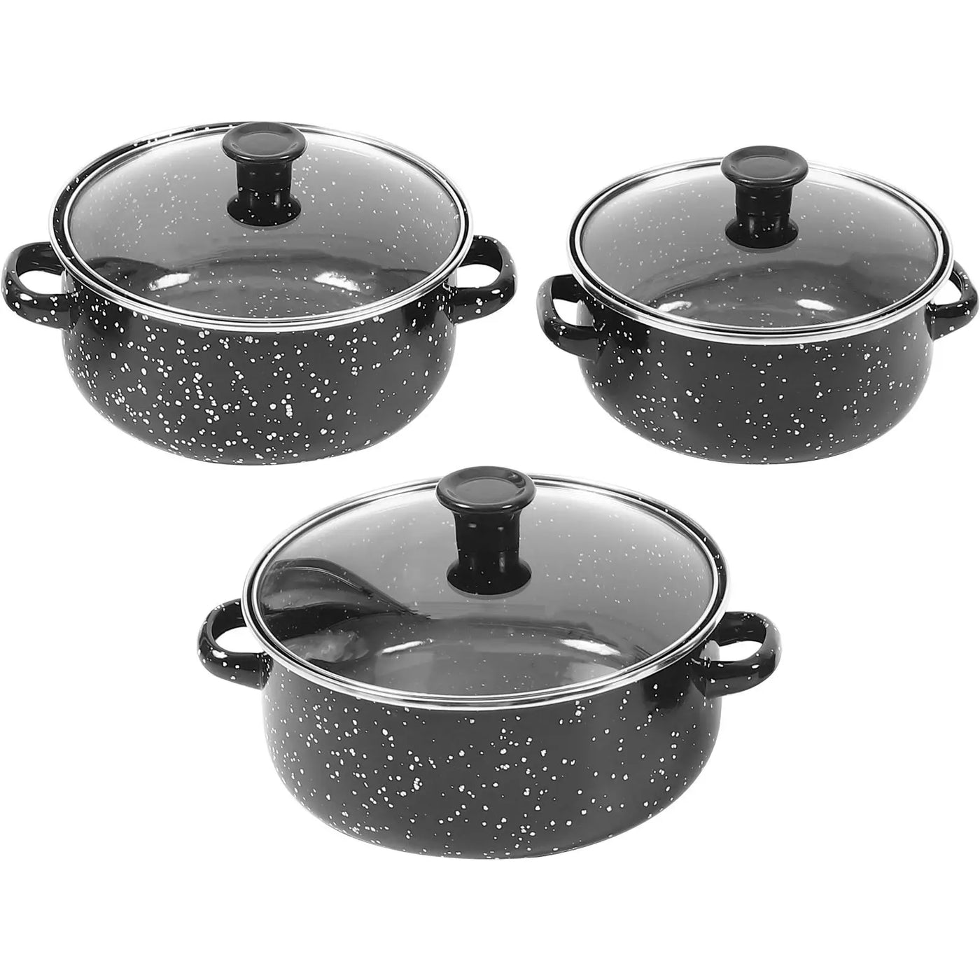 Mini Steamed Egg Bowl Cooking Pots With Handle Sauce Lid Pan Pans Non Stick Three Piece Suit Small Saucepan Soup Pot