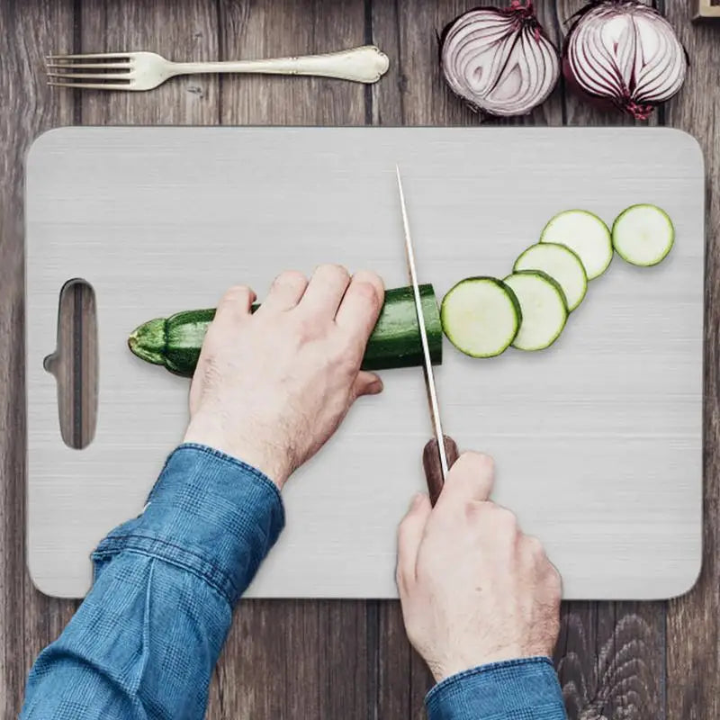 Titanium Cutting Board Kitchen Chopping Board Portable Vegetable Fruit And Meat Double-Sided Cutting Board Kitchen Gadgets