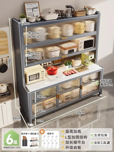 Kitchen Cabinets Cuisine Sideboard Display Cabinet Showcases Dining Room Chests Drawers Buffet Kitchen Multifunctional Furniture