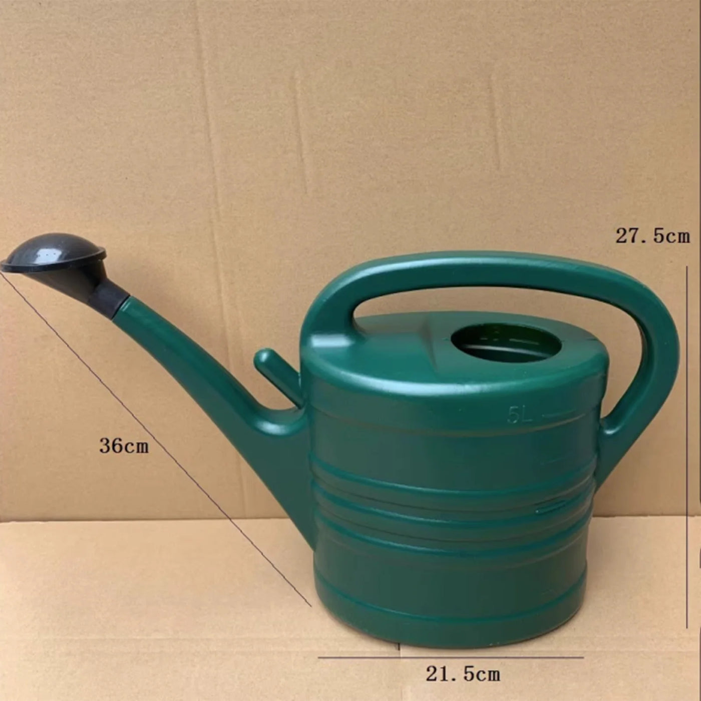 5L Plastic Watering Can Garden Essential Watering Can Indoor Outdoor Light Weight Cans Sturdy Robust Lightweight Portable