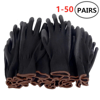 Nitrile Safety Coated Work Gloves, PU Gloves and Palm Coated Mechanical Work Gloves for Construction and Maintenance Vehicles