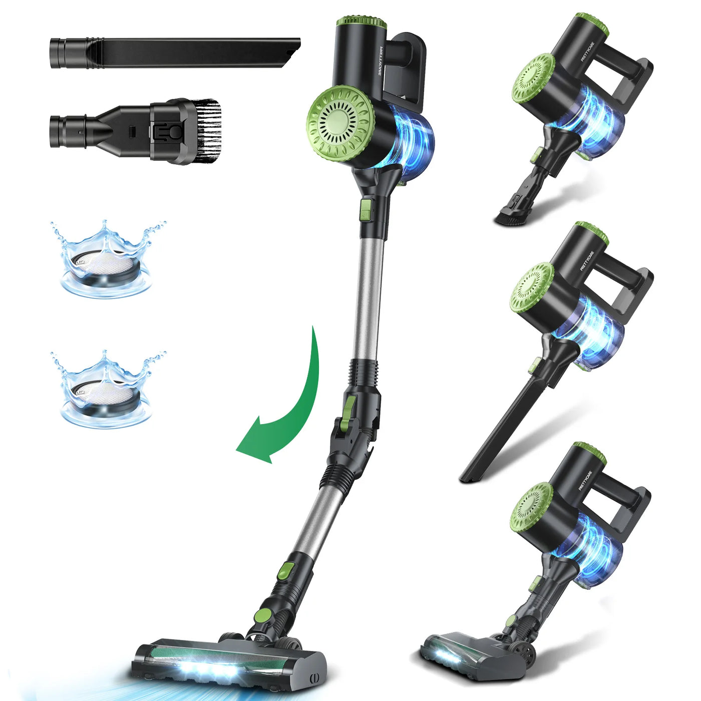 Vacuum Cleaner for Home Cordless Wireless Vacuum Cleaner with Powerful Suction Rechargeable Lightweight