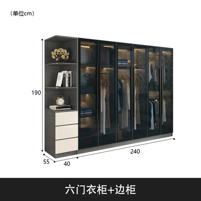 Modern Wardrobe Underwear Design Living Room Cafe Bar Corner Multifunctional Drawer Closet Salon Guardaropa Wooden Furniture