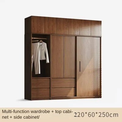 Aesthetic Wood Wardrobes Orgnizer Quiet Nordic Closet Organizer Wardrobes Bedroom Storage Clothes Guarda Roupas Furniture Home