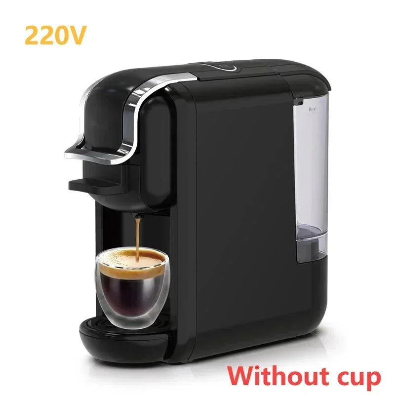 220V 1450W 600ml 19Bar 4 In 1 Multi Capsule Coffee Machine Cold Hot Milk Italian Portable Nespresso Capsule Coffee Machine