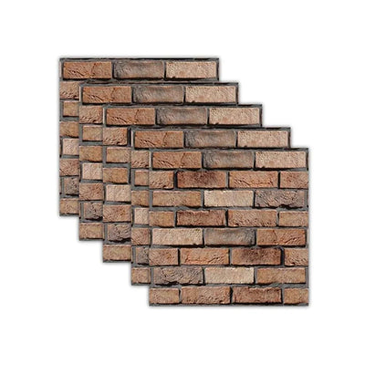 3D Wallpaper Brick Tile Stickers 3D Tearable 30Cm*30Cm10 Pieces A Set Of Waterproof And Heat-Resistant Renovation Mat