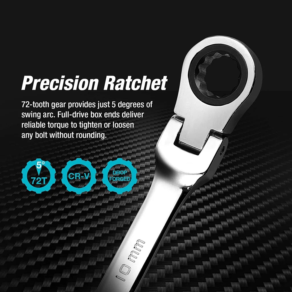 Ratchet Wrench Set Tools for Men Tool Full Professional Novelty Socket Sets Flat Wrenches Automotive Mechanical Hand Torque Car