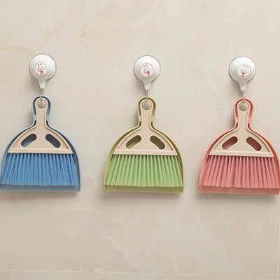 1 Set Small Broom Dustpan Ergonomically Designed Dustpan Brush With Soft Bristles Portable Crumb Sweeper Cleaning Tool For Home