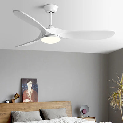 42/52/60Inch 3 ABS blade DC 35W pure copper motor Ceiling Fan with Remote Control and 20W LED Light Restaurant Fan