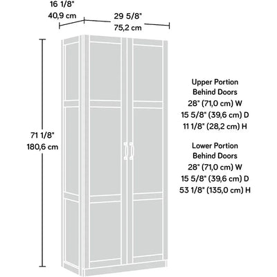 Miscellaneous Storage Storage Cabinet，Four adjustable shelves，Full upper shelf, Cinnamon Cherry finish，Suitable for bedroom