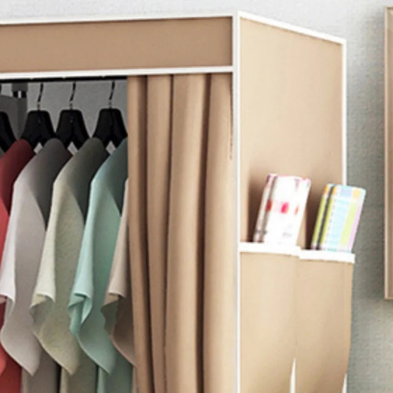 Simple Cloth Cabinet Storage Dustproof Combination Closet Wall Open Closets Economic Wardrobes Home Furniture Cabinet Armoire