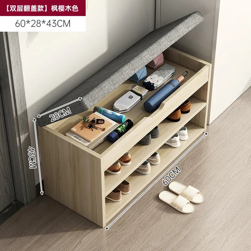 Shoe Rack Household Small Narrow Door Indoor Shelf Dustproof Simple Storage Outside The Door Shoe Cabinet