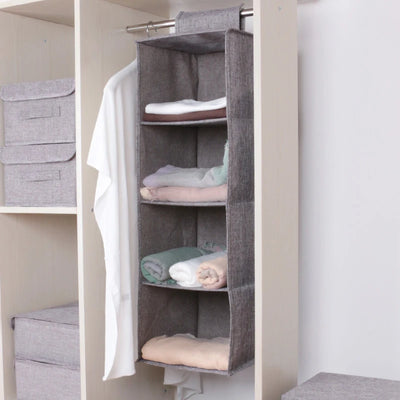 New creative household clothes hanging drawer box underwear finishing storage Collapsible Storage Shelves Closet Organizer