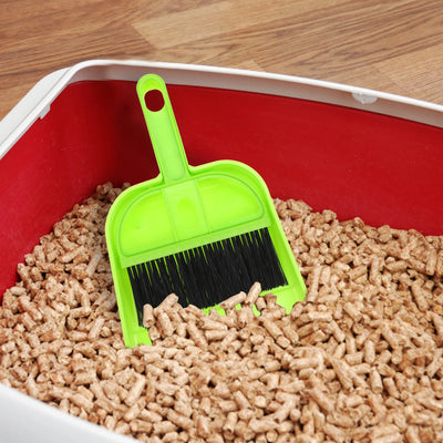 3 Sets Brush Small Broom Dustpan Mini Pans 1950X1300X260CM Plastic Sweep Cleaning Tools