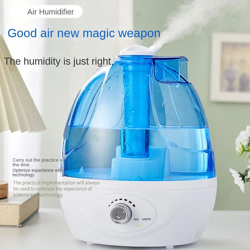 Cool Mist Air Humidifier 2.5L Quiet Ultrasonic Humidifiers for Bedroom essential Oil Diffuser Adjustable-360° Rotation US Plug