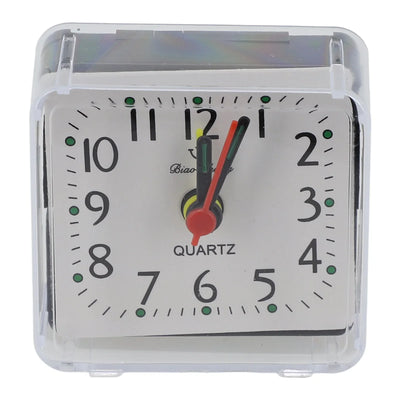 Wake Up Clocks Alarm Clock Office 1 AA Battery Small Square 1 Pcs 6.2x3x5.9cm Candy Colors Easy-To-Read Numbers