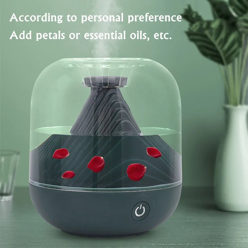 Wireless Air Humidifier Aromatherapy Diffuser LED Lamp - USB Rechargeable - 700ml Capacity