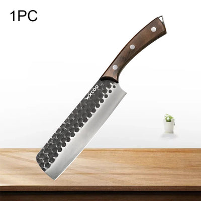 Stainless Steel Kitchen Knife Forged Kitchen Chef's Knife Meat Cleaver Kitchen Slicing Knife Bone Chopper Fruit Vegetable Cutter