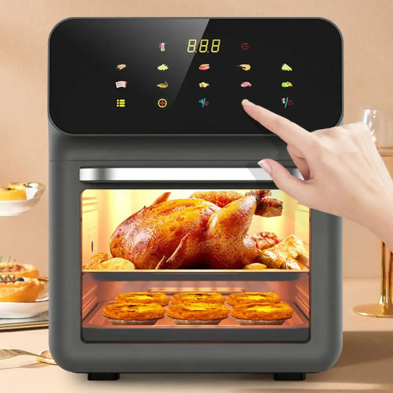 9L Air Fryer,1350W Air Electric Oven,Multi-Function Home Kitchen Oil-Free Low Fat Electric Fryers,Deep Fryer 110V 220V 에어프라이기