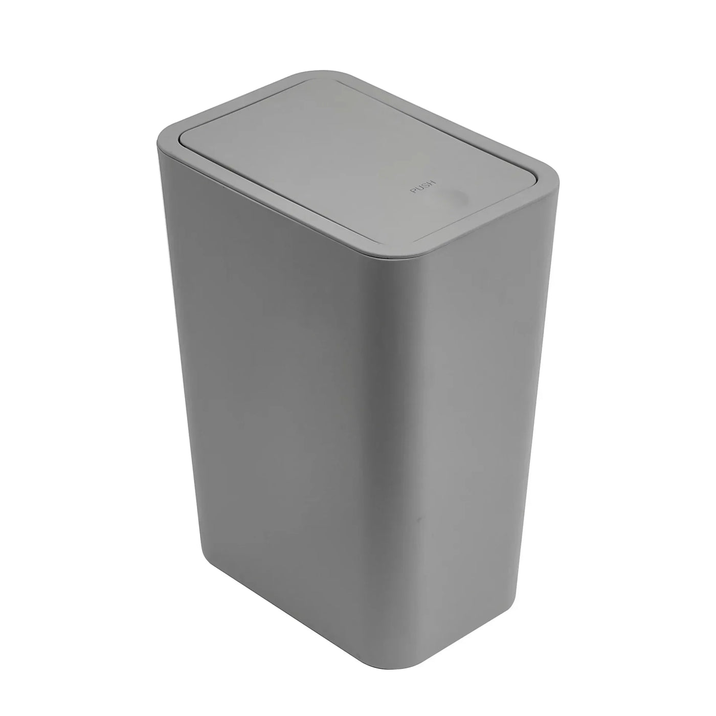 Car Trash Can 10L Small Garbage Bin Press Top Lid Trash Can Kitchen Toilet Bedroom Living Room Plastic Wastebasket